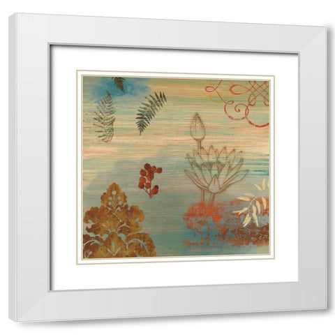 Bohemian Dreams I White Modern Wood Framed Art Print with Double Matting by Harper, Melanie