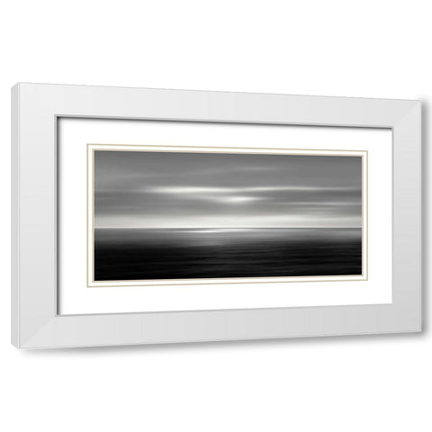 On the Sea I White Modern Wood Framed Art Print with Double Matting by Olsen, Maggie