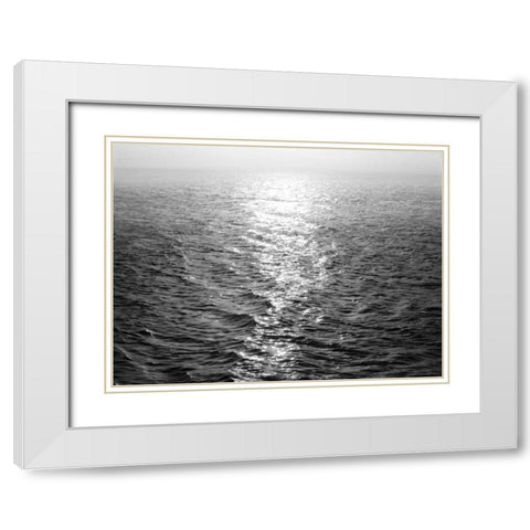 Open Sea III White Modern Wood Framed Art Print with Double Matting by Olsen, Maggie