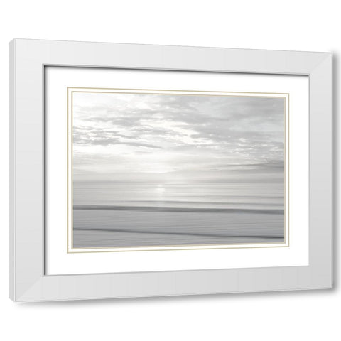 Coastal Light I White Modern Wood Framed Art Print with Double Matting by Olsen, Maggie