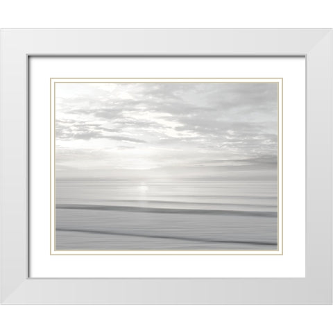 Coastal Light I White Modern Wood Framed Art Print with Double Matting by Olsen, Maggie