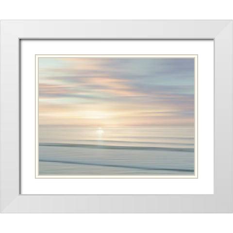 Coastal Light II White Modern Wood Framed Art Print with Double Matting by Olsen, Maggie