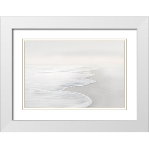 High Tide VI White Modern Wood Framed Art Print with Double Matting by Olsen, Maggie