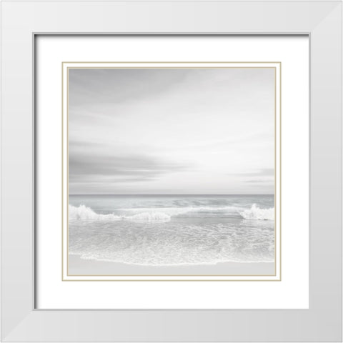 The Surf II White Modern Wood Framed Art Print with Double Matting by Olsen, Maggie