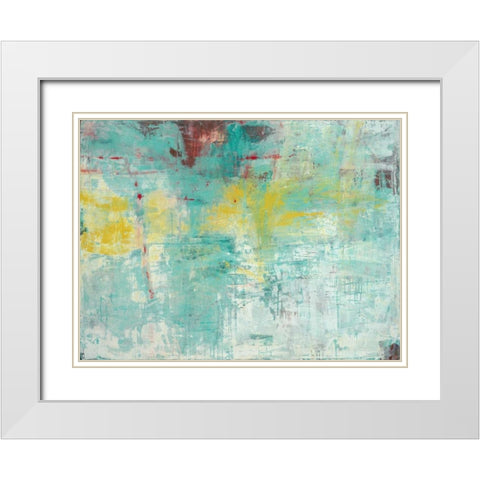 Craving White Modern Wood Framed Art Print with Double Matting by Oppenheimer, Michelle