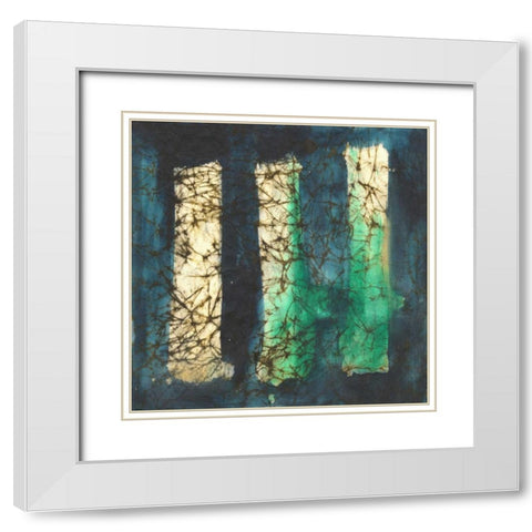 Porthole White Modern Wood Framed Art Print with Double Matting by Oppenheimer, Michelle