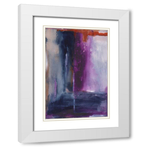 Amidst White Modern Wood Framed Art Print with Double Matting by Oppenheimer, Michelle