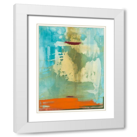 Apparition White Modern Wood Framed Art Print with Double Matting by Oppenheimer, Michelle