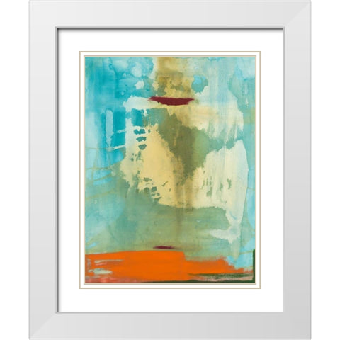 Apparition White Modern Wood Framed Art Print with Double Matting by Oppenheimer, Michelle