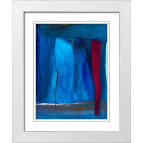 Subterranean White Modern Wood Framed Art Print with Double Matting by Oppenheimer, Michelle