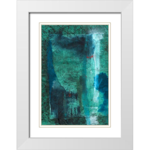 Neptune White Modern Wood Framed Art Print with Double Matting by Oppenheimer, Michelle