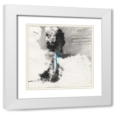 Shadows I White Modern Wood Framed Art Print with Double Matting by Oppenheimer, Michelle