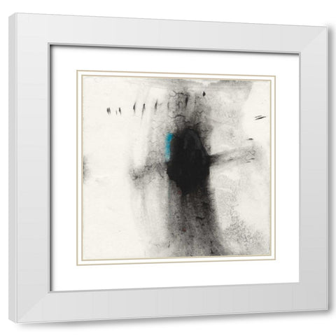 Shadows II White Modern Wood Framed Art Print with Double Matting by Oppenheimer, Michelle