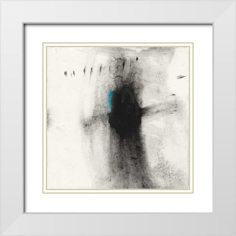 Shadows II White Modern Wood Framed Art Print with Double Matting by Oppenheimer, Michelle