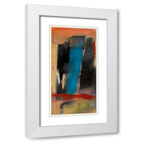 Hallicunation White Modern Wood Framed Art Print with Double Matting by Oppenheimer, Michelle