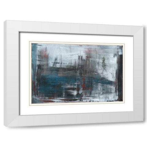Move White Modern Wood Framed Art Print with Double Matting by Oppenheimer, Michelle
