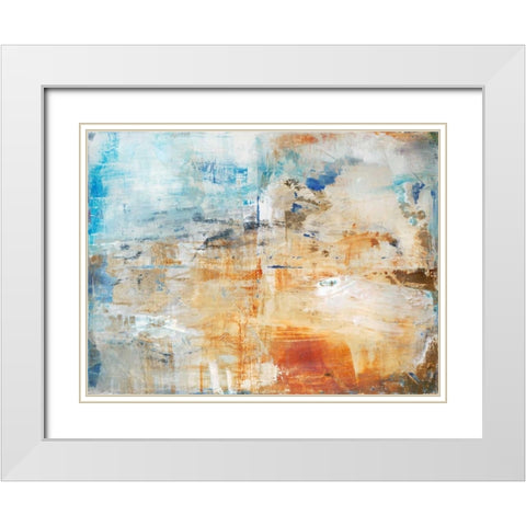 Cloud Burst White Modern Wood Framed Art Print with Double Matting by Oppenheimer, Michelle
