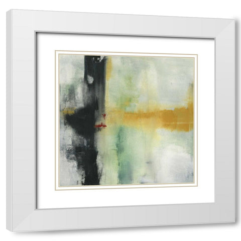 Spectrum I White Modern Wood Framed Art Print with Double Matting by Oppenheimer, Michelle