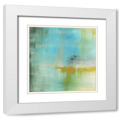 Spectrum II White Modern Wood Framed Art Print with Double Matting by Oppenheimer, Michelle