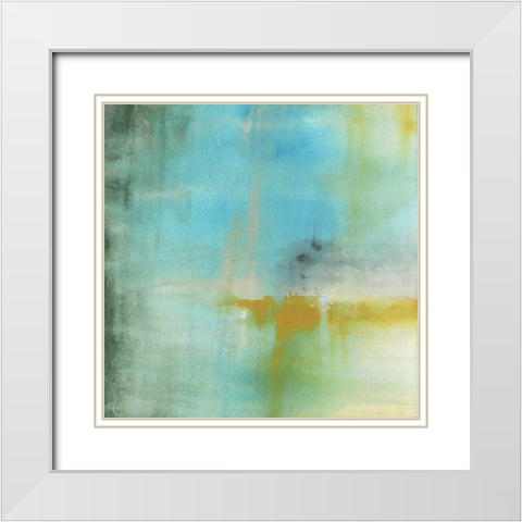 Spectrum II White Modern Wood Framed Art Print with Double Matting by Oppenheimer, Michelle