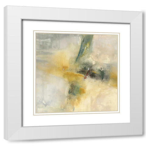 Spectrum III White Modern Wood Framed Art Print with Double Matting by Oppenheimer, Michelle