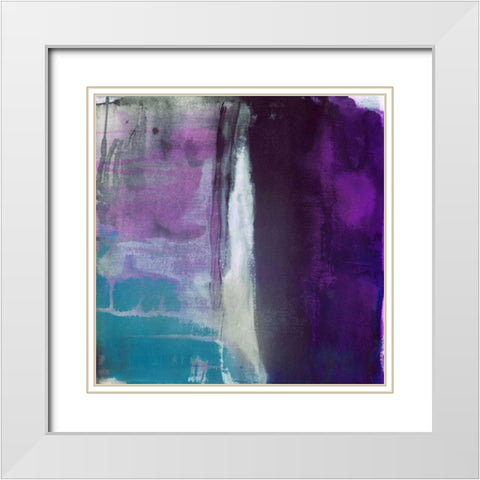 In Depth White Modern Wood Framed Art Print with Double Matting by Oppenheimer, Michelle