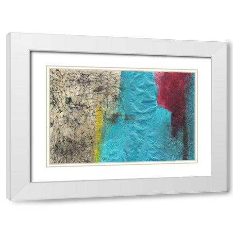 Little by Little II White Modern Wood Framed Art Print with Double Matting by Oppenheimer, Michelle