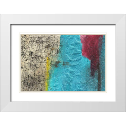 Little by Little II White Modern Wood Framed Art Print with Double Matting by Oppenheimer, Michelle