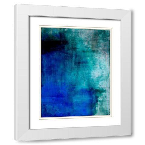 Deliberation White Modern Wood Framed Art Print with Double Matting by Oppenheimer, Michelle