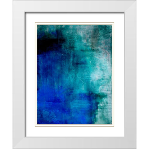 Deliberation White Modern Wood Framed Art Print with Double Matting by Oppenheimer, Michelle