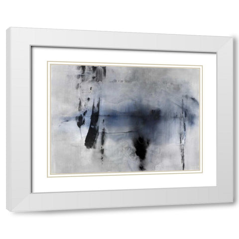 Echelon II White Modern Wood Framed Art Print with Double Matting by Oppenheimer, Michelle