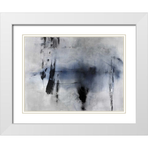 Echelon II White Modern Wood Framed Art Print with Double Matting by Oppenheimer, Michelle