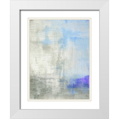 Capriole White Modern Wood Framed Art Print with Double Matting by Oppenheimer, Michelle