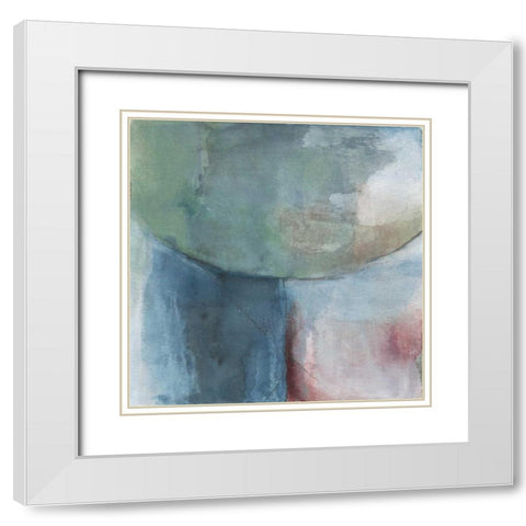 Blend White Modern Wood Framed Art Print with Double Matting by Oppenheimer, Michelle