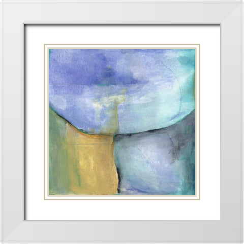 Trinity White Modern Wood Framed Art Print with Double Matting by Oppenheimer, Michelle