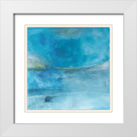 Unify White Modern Wood Framed Art Print with Double Matting by Oppenheimer, Michelle