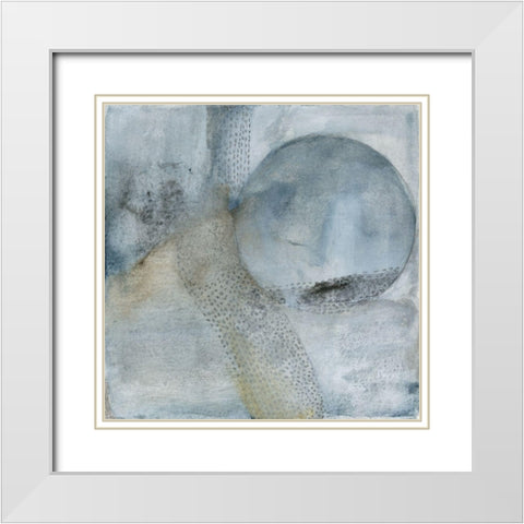 Sphere II White Modern Wood Framed Art Print with Double Matting by Oppenheimer, Michelle