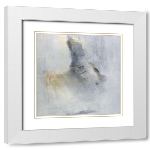 Electricity II White Modern Wood Framed Art Print with Double Matting by Oppenheimer, Michelle