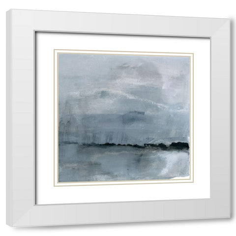 Bonds White Modern Wood Framed Art Print with Double Matting by Oppenheimer, Michelle