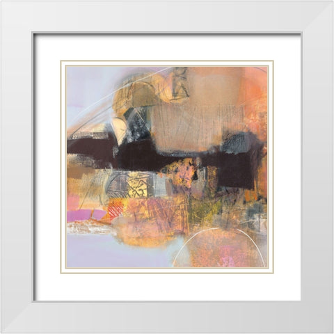 Forse siip White Modern Wood Framed Art Print with Double Matting by Piovan, Maurizio