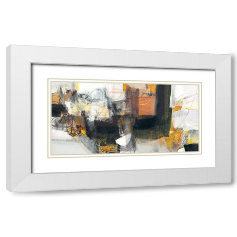 Tutta unaltra cosa White Modern Wood Framed Art Print with Double Matting by Piovan, Maurizio