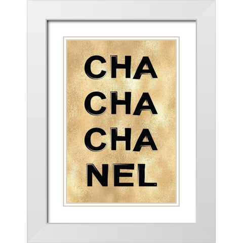 Chachanel White Modern Wood Framed Art Print with Double Matting by Pavlova, Martina