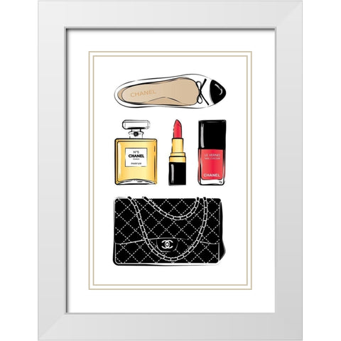Style II White Modern Wood Framed Art Print with Double Matting by Pavlova, Martina
