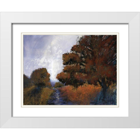 Magical Memories VII White Modern Wood Framed Art Print with Double Matting by Tienhaara, Michael
