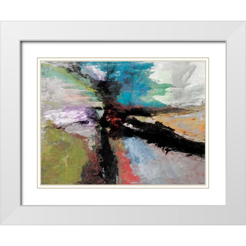 BandW III White Modern Wood Framed Art Print with Double Matting by Tienhaara, Michael