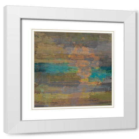 Inception IV White Modern Wood Framed Art Print with Double Matting by Tienhaara, Michael