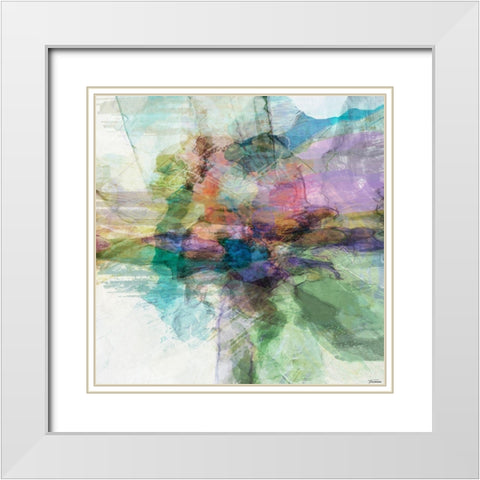 Inspiration I White Modern Wood Framed Art Print with Double Matting by Tienhaara, Michael