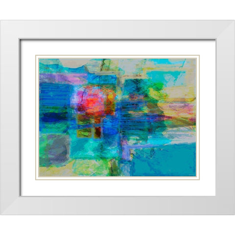 Eclipse IV White Modern Wood Framed Art Print with Double Matting by Tienhaara, Michael
