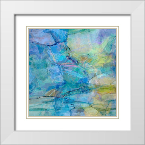 Random IV White Modern Wood Framed Art Print with Double Matting by Tienhaara, Michael