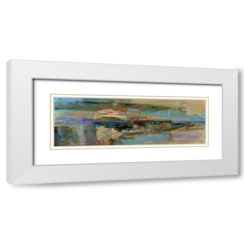 Tuscany IV White Modern Wood Framed Art Print with Double Matting by Tienhaara, Michael
